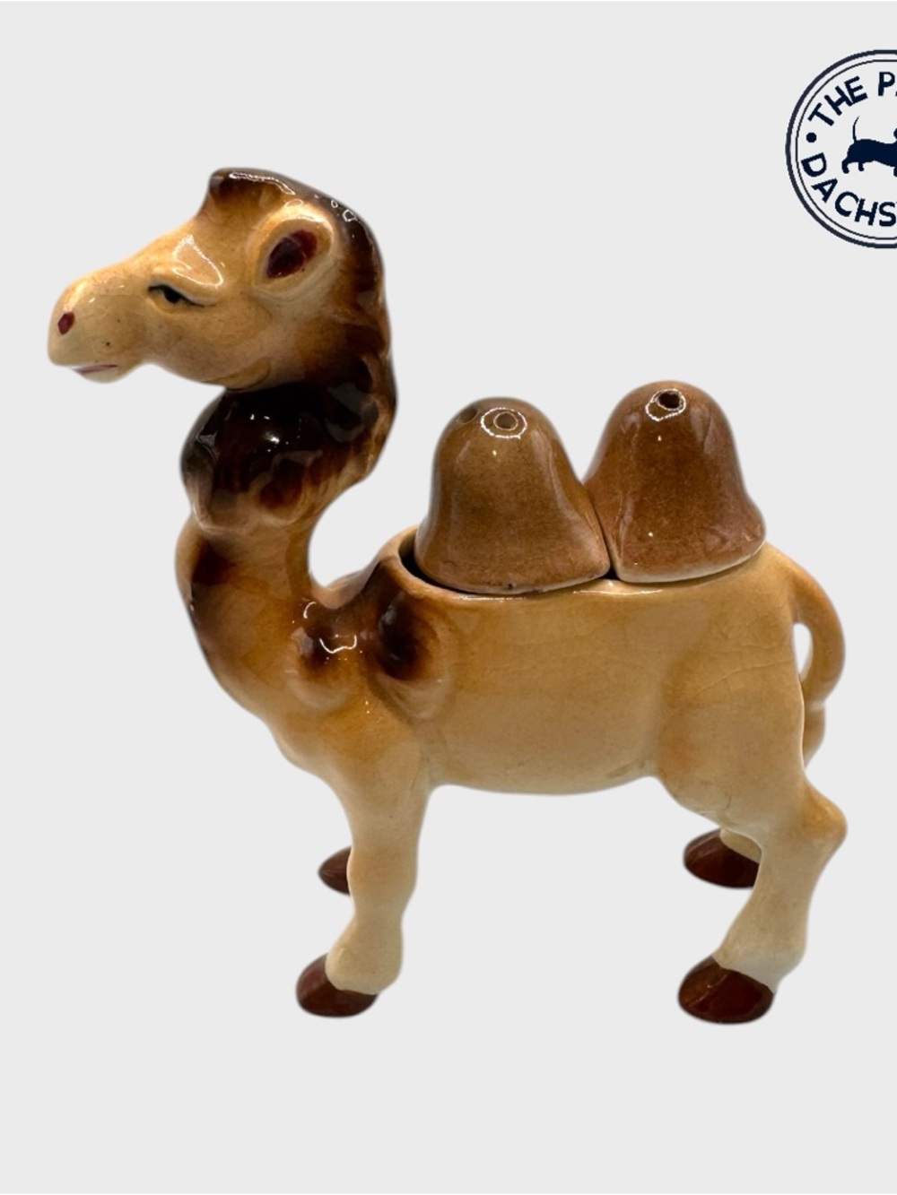 Vintage Enesco Camel Salt and Pepper Shakers